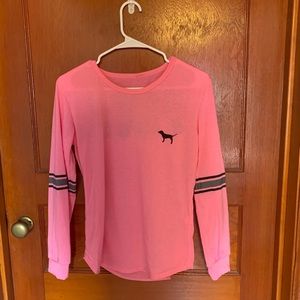 Long sleeved PINK t-shirt